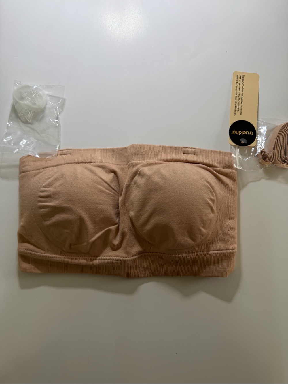 Truekind Convertible Strapless Bandeau Bra Nude Size Small S